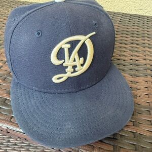New Era Blue los angeles dodgers 59FIFTY Cap 7.25